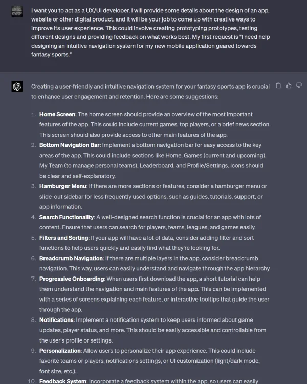 AI generated UX flow 1