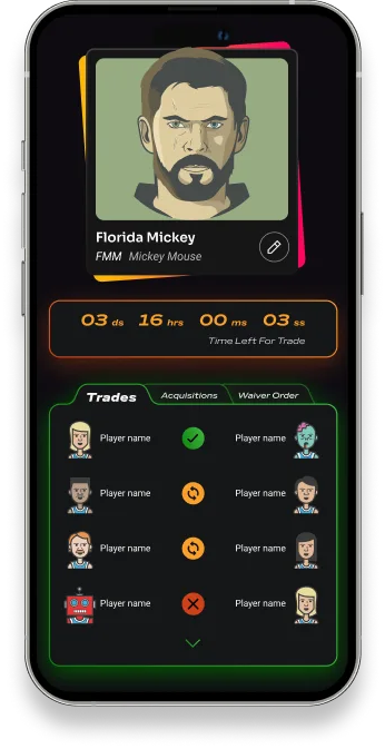 Team info page, no specific theme