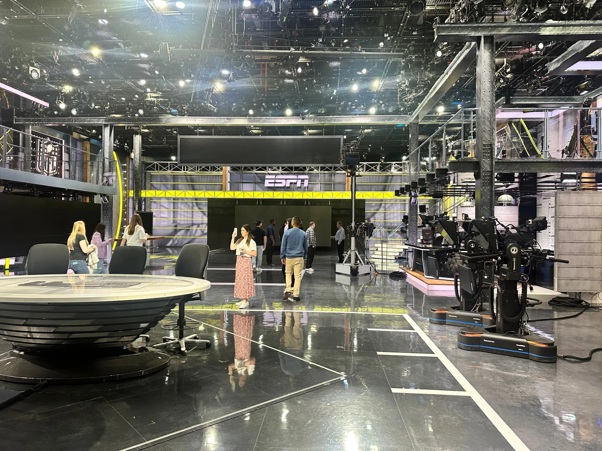 ESPN television studio in Bristol