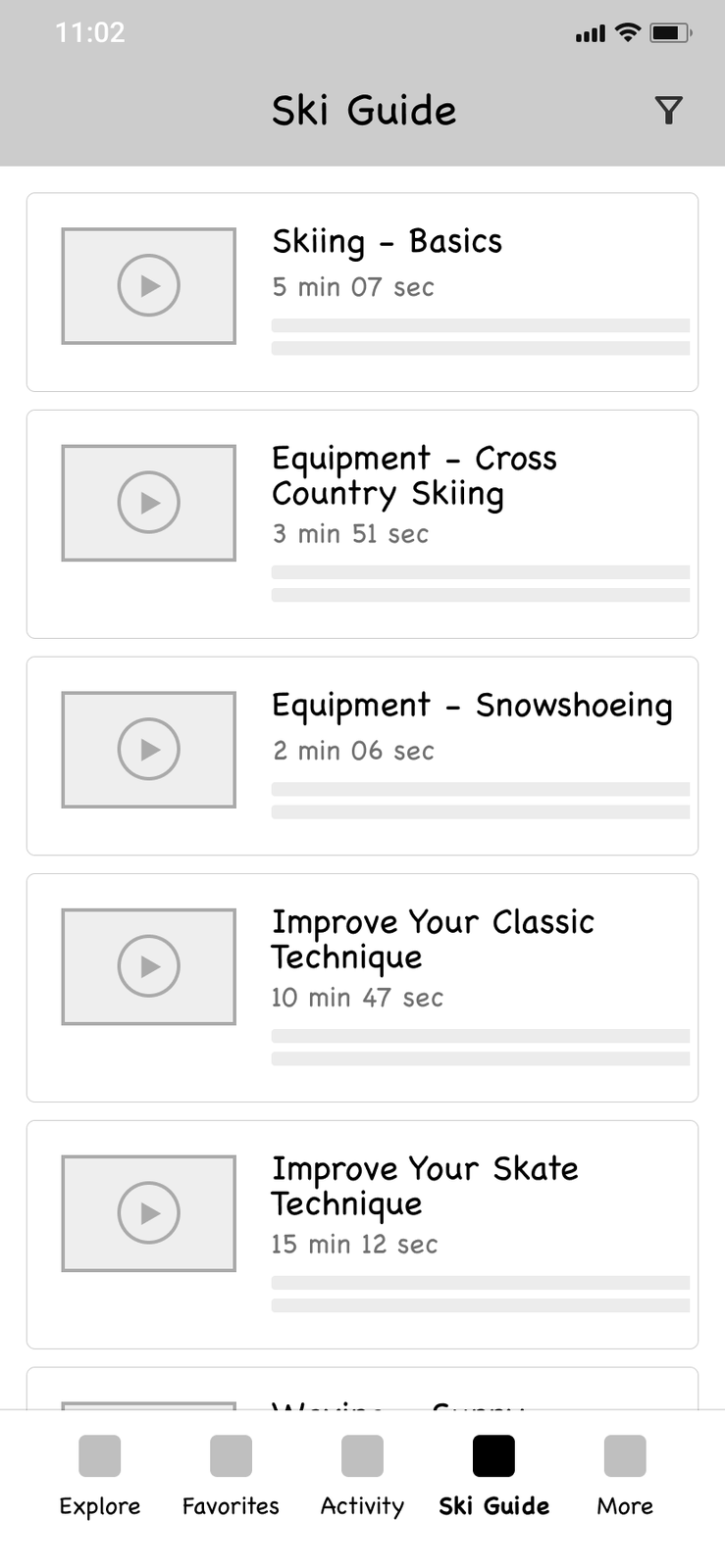 Tutorials — screen 1