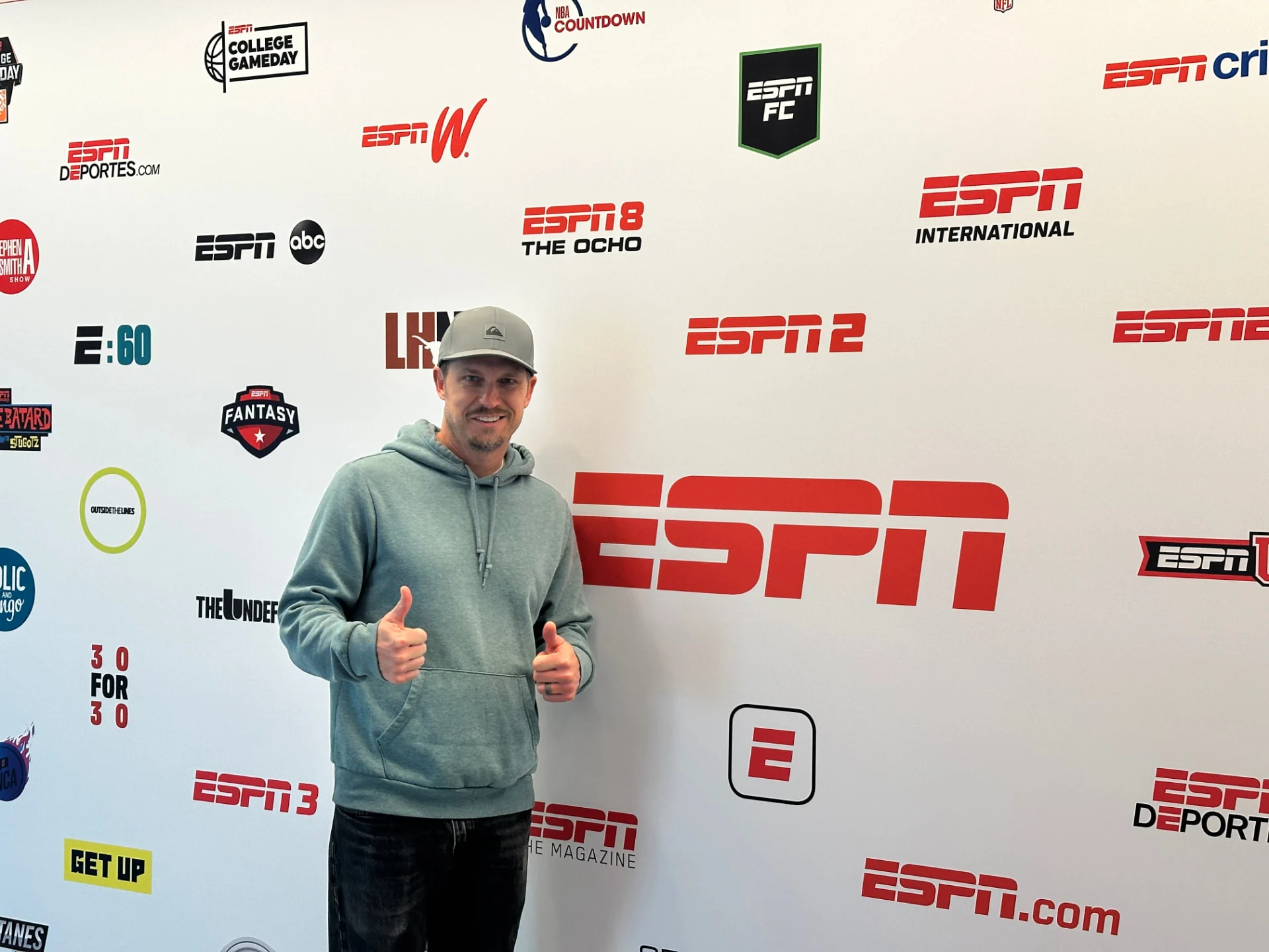 Hugo Hellberg at ESPN in Bristol