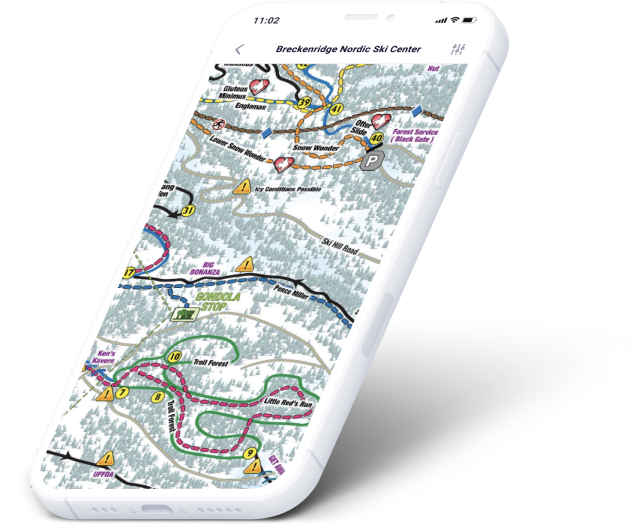 Explore ski trails — screen 3