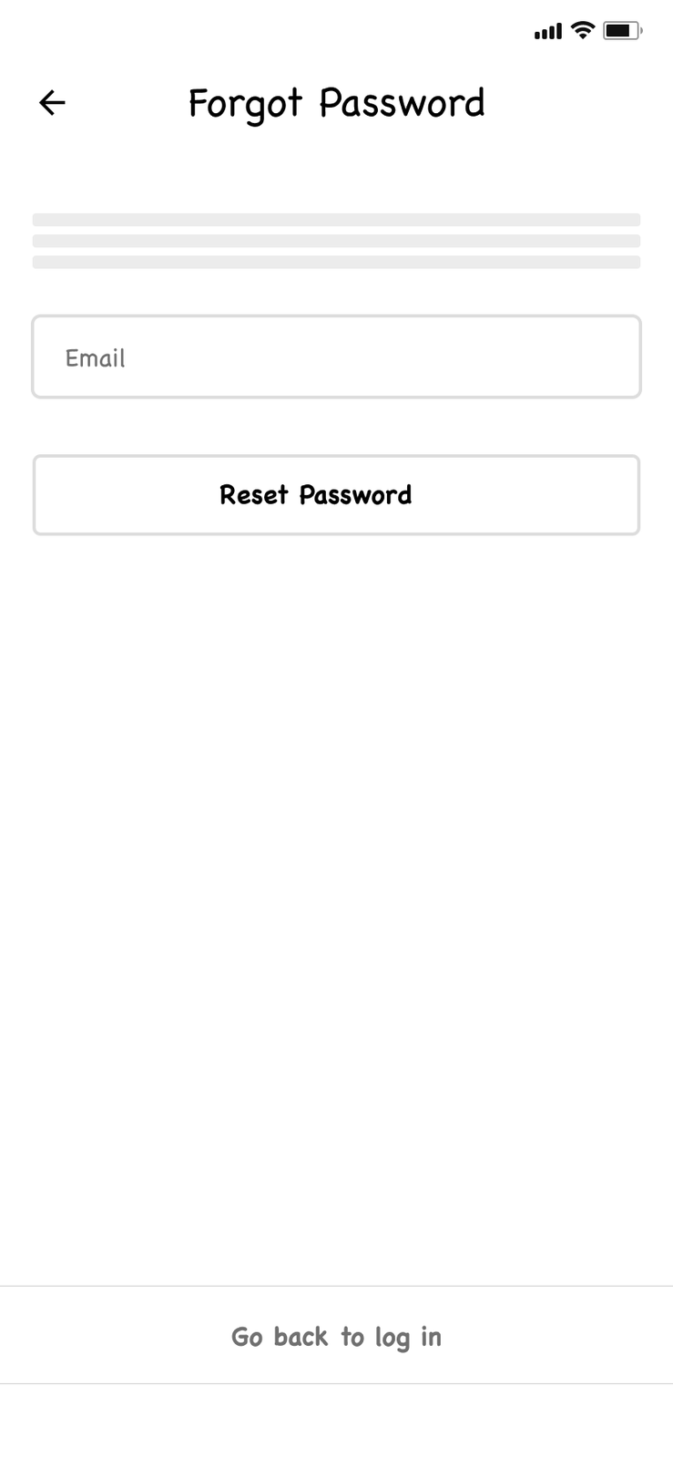 Onboarding, sign up and log in — screen 8